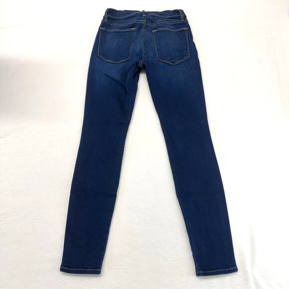 Frame Women’s Le High Skinny Size 27 Blue Denim Jeans Casual High End - Picture 2 of 9